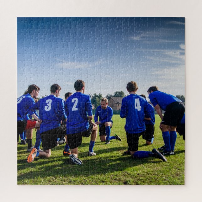 Personalisiert Soccer-Team-Foto Puzzle (Vertikal)