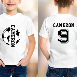 Personalisiert Soccername Fußball-Mama-Team Geburt T-Shirt
