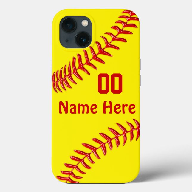 Personalisiert, Softball Phone Cases, NEWEST - ÄLT Case-Mate iPhone Hülle (Rückseite)