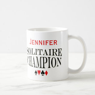 Personalisiert Solitaire Champion Tasse