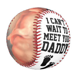 Personalisiert Sonogram Ultrasound New Daddy Baby Baseball