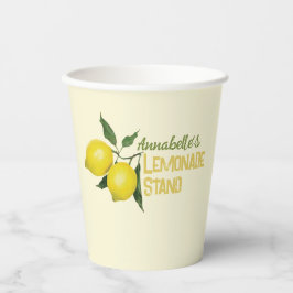 Personalisiert Spaß Kinder Lemonade Stand Pappbecher