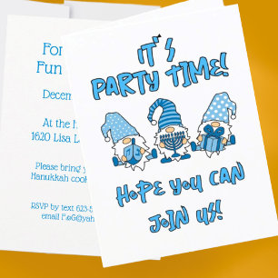 Personalisiert Spaß Niedlich Hanukkah Gnomes Dankeskarte