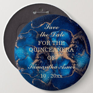 Personalisiert Speichern Sie die Datumsmagnete für Button