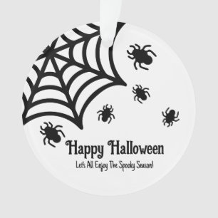 Personalisiert Spiderweb Halloween Ornament