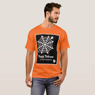 Personalisiert Spiderweb Halloween T-Shirt