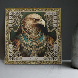 Personalisiert Spirit Eagle Tribal Altarpiece Fliese