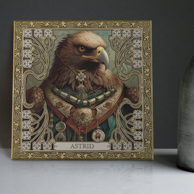 Personalisiert Spirit Eagle Tribal Altarpiece Fliese (Von Creator hochgeladen)