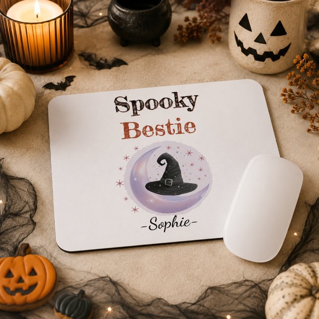 Personalisiert Spooky Bestie Mousepad (Von Creator hochgeladen)