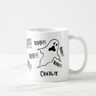 Personalisiert Spooky Halloween Ghosts Kaffeemasch Kaffeetasse