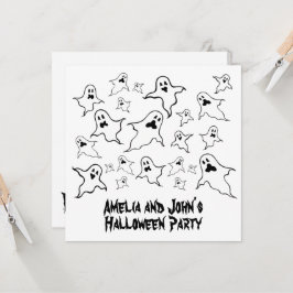 Personalisiert Spooky Halloween Ghosts Party Invit Einladung