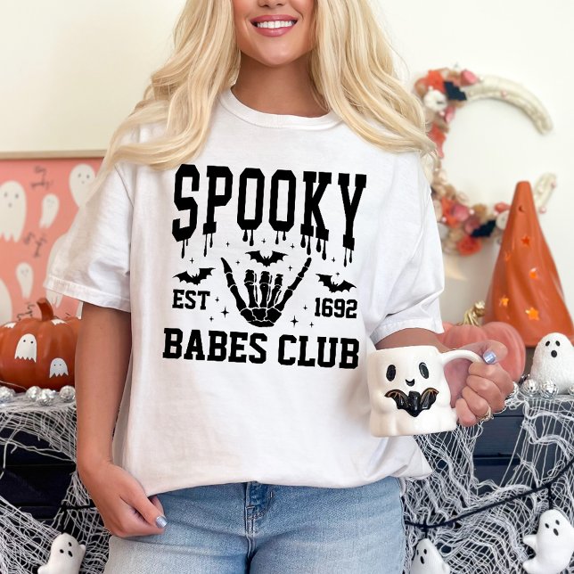 Personalisiert Spooky Halloween Group Uni Party T-Shirt (Von Creator hochgeladen)