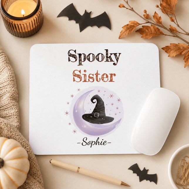 Personalisiert Spooky Sister Mousepad (Von Creator hochgeladen)