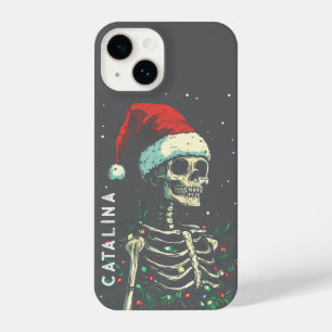 Personalisiert Spooky Weihnachten iPhone 14 Hülle