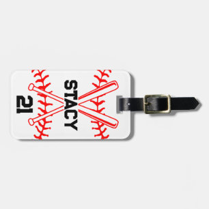 Personalisiert Sport Baseball Ball Bats Gepäckmark Gepäckanhänger
