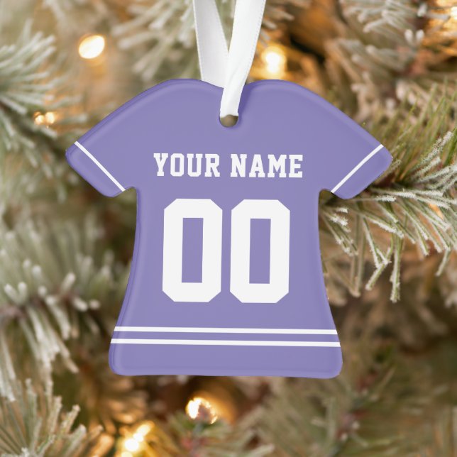 Personalisiert Sports Jersey Style Ornament (Baum)
