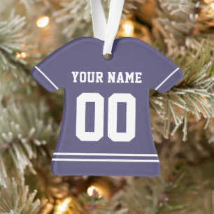Personalisiert Sports Jersey Style Ornament