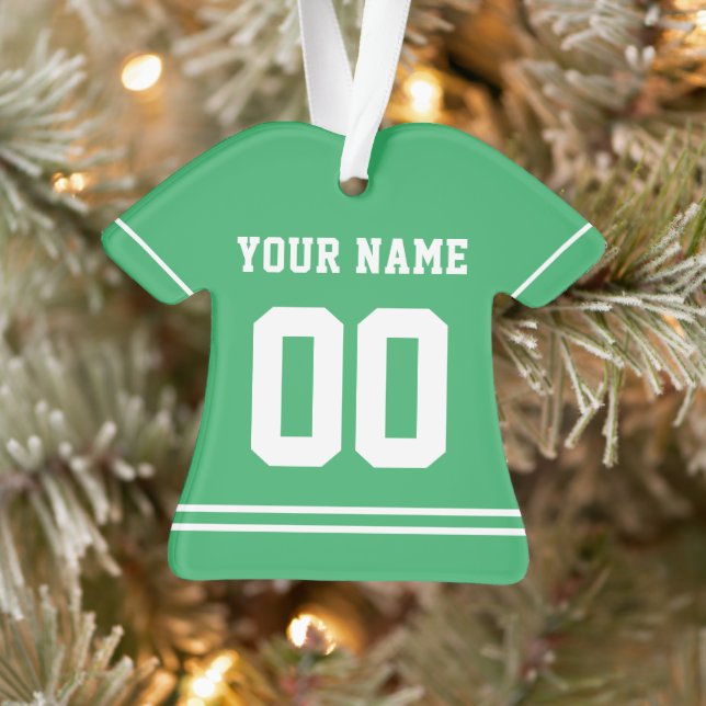 Personalisiert Sports Jersey Style Ornament (Baum)