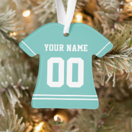 Personalisiert Sports Jersey Style Ornament