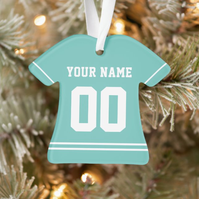 Personalisiert Sports Jersey Style Ornament (Baum)