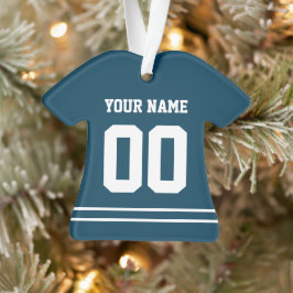Personalisiert Sports Jersey Style Ornament