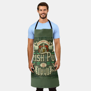 Personalisiert St Patricks Day Irish Pub Funny Schürze