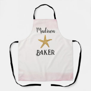 Personalisiert Star Baker Pink Ombre Schürze