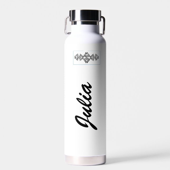 Personalisiert Stars Hochzeit Trinkflasche (Vorne)