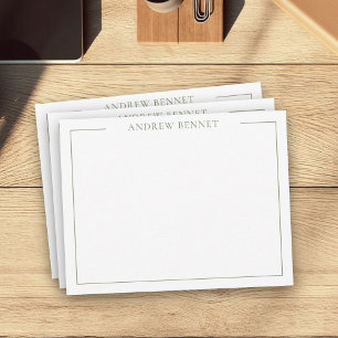 Personalisiert Stationery Classic Familie Vielen D Mitteilungskarte