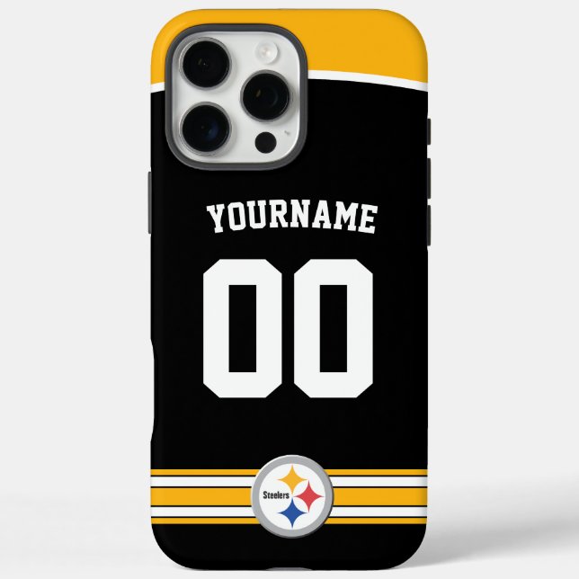 Personalisiert Steelers Jersey American Football Case-Mate iPhone Hülle (Rückseite)