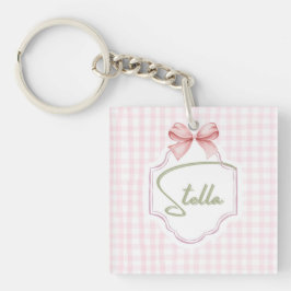 Personalisiert Stella Baby Girl Kinderzimmer Bow&G Schlüsselanhänger