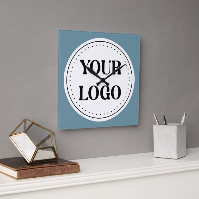 Personalisiert, stilvoll, modern und minimalistisc quadratische wanduhr (Büro)