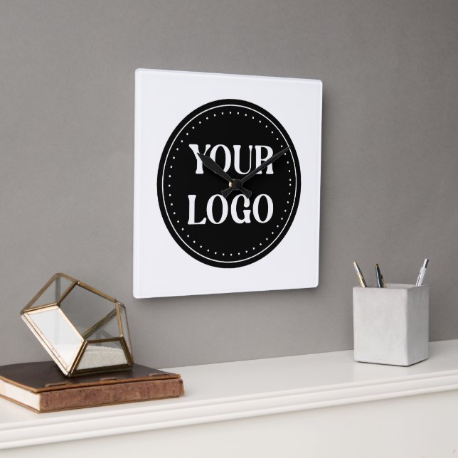 Personalisiert, stilvoll, modern und minimalistisc quadratische wanduhr (Büro)