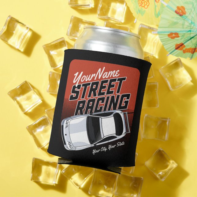 Personalisiert Street Racing Race Auto Motorsport Dosenkühler (In Situ Sommer)