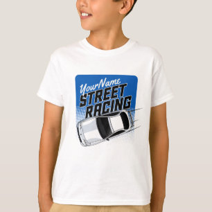 Personalisiert Street Racing Race Car Motorsport   T-Shirt