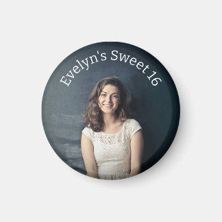 Personalisiert Sweet 16 Foto Magnet
