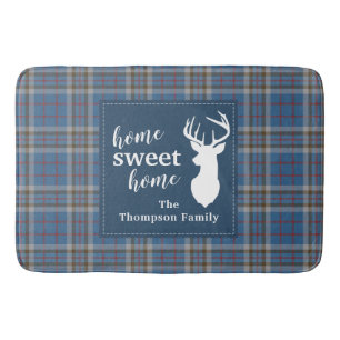 Personalisiert Sweet Zuhause Tartan Clan Thompson  Badematte