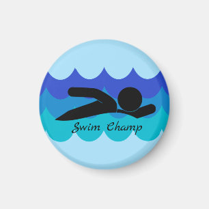 Personalisiert Swim Magnet