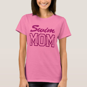Personalisiert Swim Mama T - Shirt