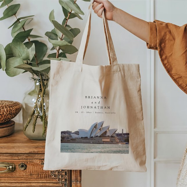 Personalisiert Sydney, Australien Wedding Tote Bag Tragetasche (Von Creator hochgeladen)