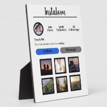 Personalisiert Tabletop Plaque mit Easel