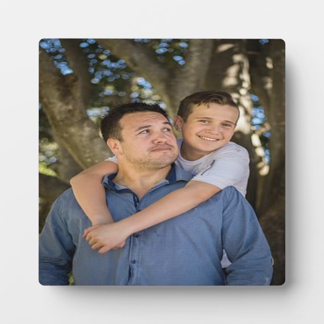 Personalisiert Tabletop Plaque mit Easel Fotoplatte (Vorderseite)