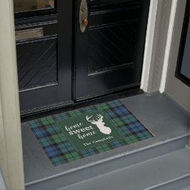 Personalisiert Tartan Christmas Clan Campbell Kari Fußmatte