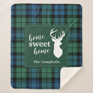 Personalisiert Tartan Christmas Clan Campbell Kari Sherpadecke