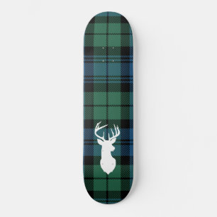 Personalisiert Tartan Christmas Clan Campbell Kari Skateboard