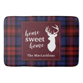 Personalisiert Tartan Christmas Clan MacLachlan Badematte