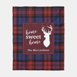 Personalisiert Tartan Christmas Clan MacLachlan Fleecedecke