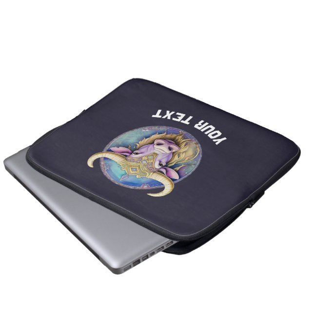 Personalisiert Taurus Zodiac Laptopschutzhülle (Vorne Knopf)