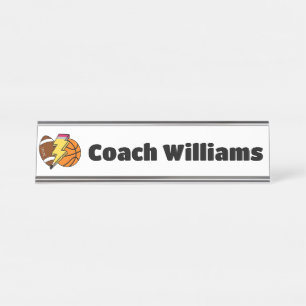 Personalisiert Teacher Abschluss Geschenk Neuer PE Schreibtischnamensplakette