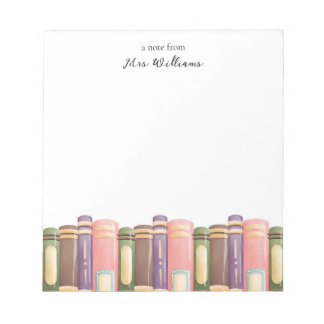 Personalisiert Teacher Editor Notizblock